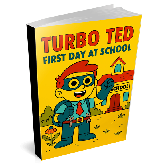 Turbo Ted First Day At School New halls, new friends, and one turbo-charged first day!