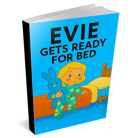 Evie Gets Ready For Bed Bubbles, stories, sleepy eyes—Evie’s bedtime is full of cozy goodbyes.