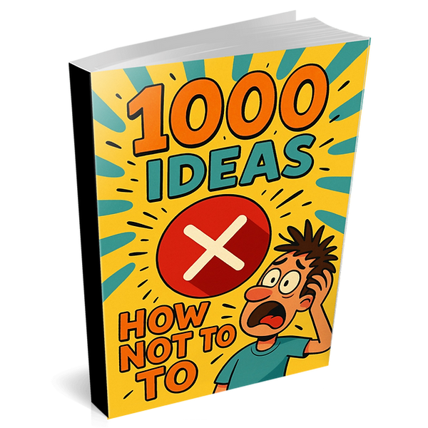 1000 Ideas Of How Not To Do Things - The Worst Self-Help Book