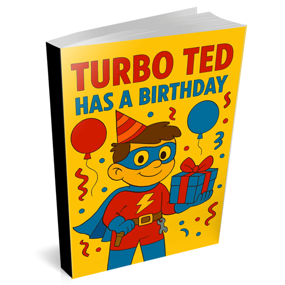 Turbo Ted Has A Birthday A birthday surprise, a missing cake, and one turbo-powered rescue!