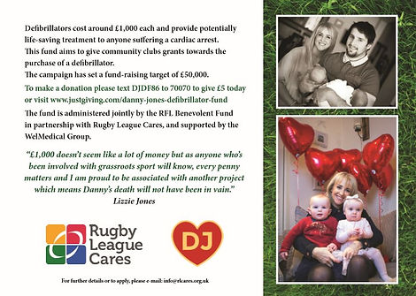 Danny Jones Defibrillator Fund