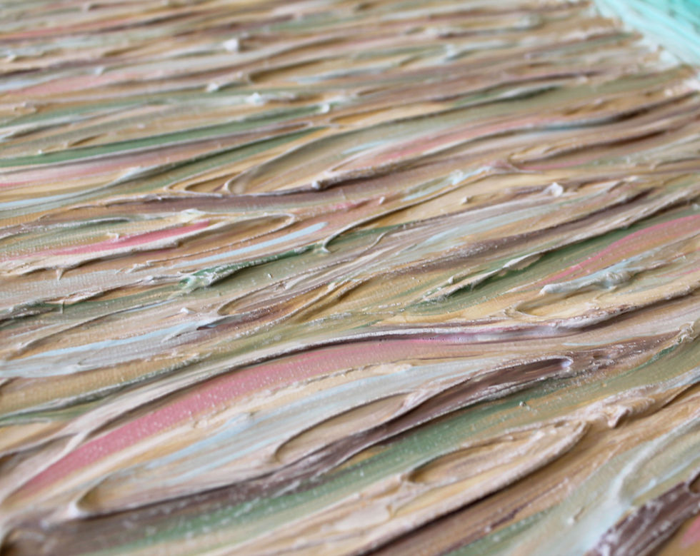 Thumbnail: SOLD - Beach Reeds Coastal Textured Abstract - 60cm x 90cm