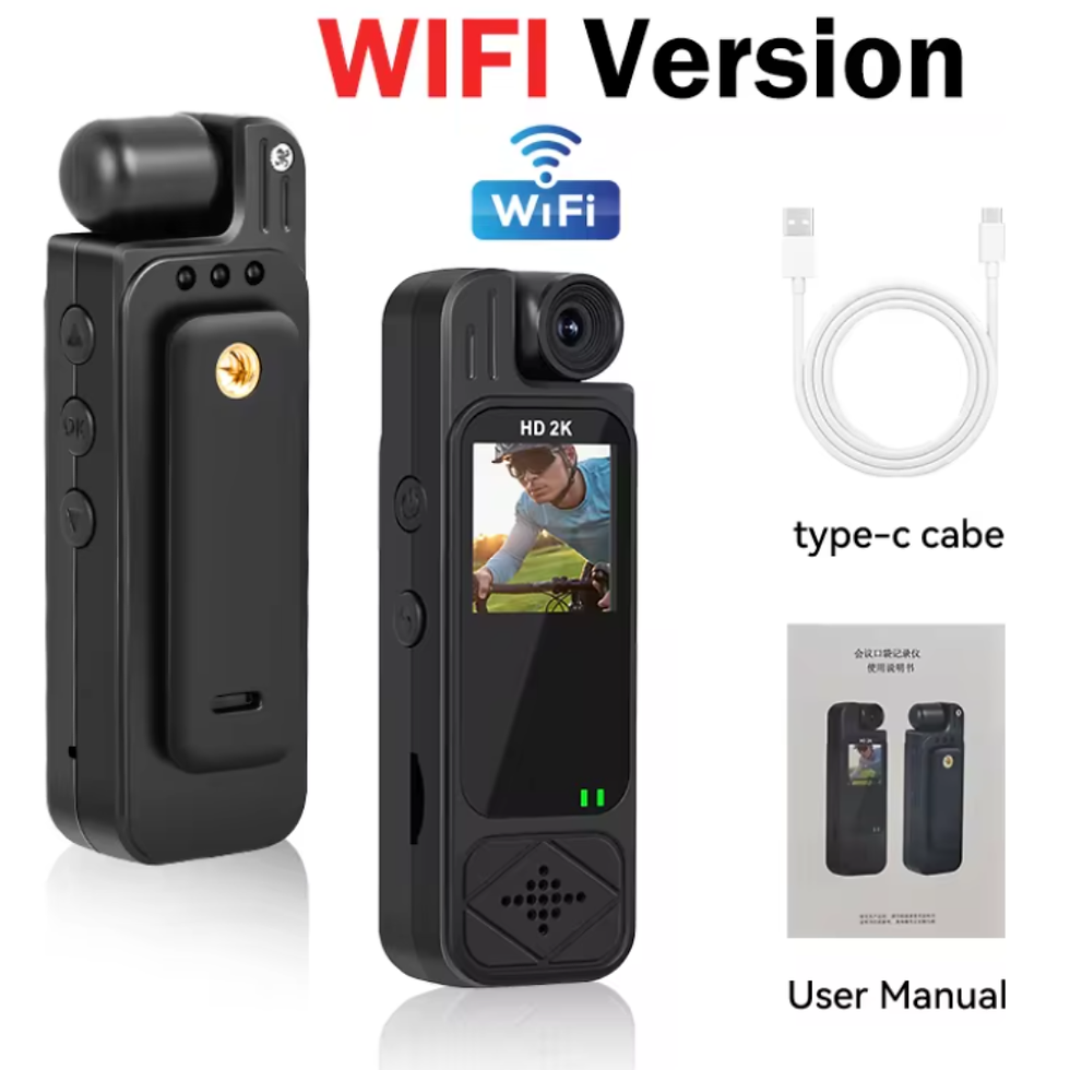 Miniatura: Cámara portátil Null 2K WiFi Mini cámara deportiva grabadora de vídeo Digital