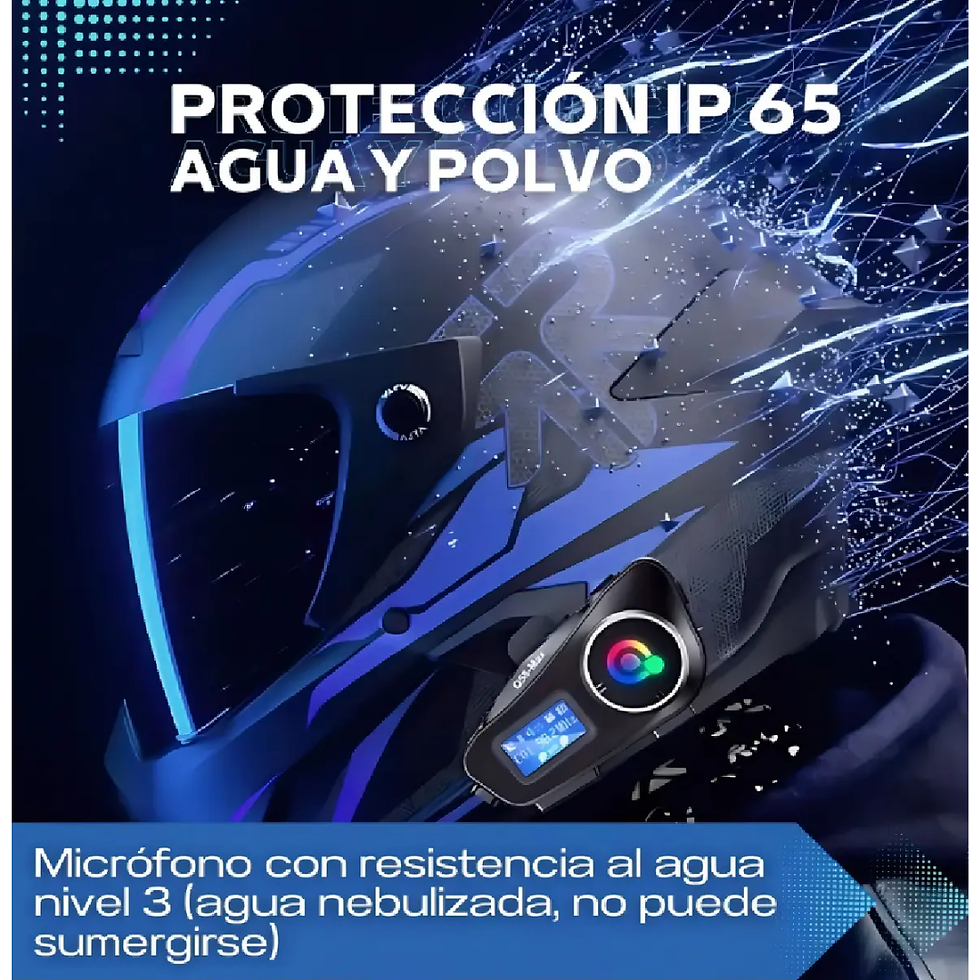 Miniatura: Intercomunicador Bluetooth para Casco Q58-Max – ¡Conexión y Estilo en la Ruta!