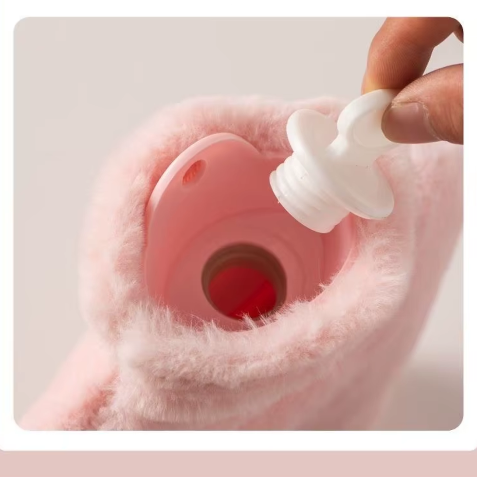 Miniatura: Bolsa de agua caliente de felpa de invierno de 1000ml 2026