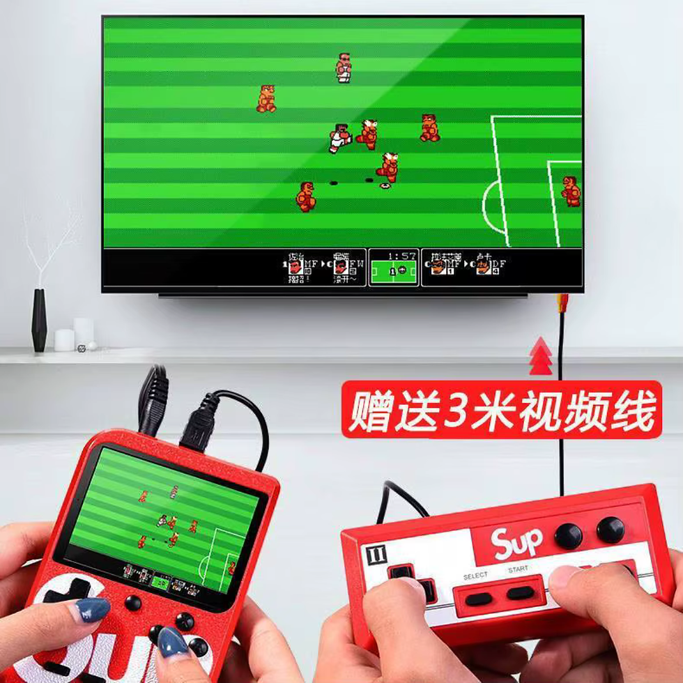 Miniatura: Juegos clásicos Retro para niños, Mini consola de juegos portátil, 400 juegos