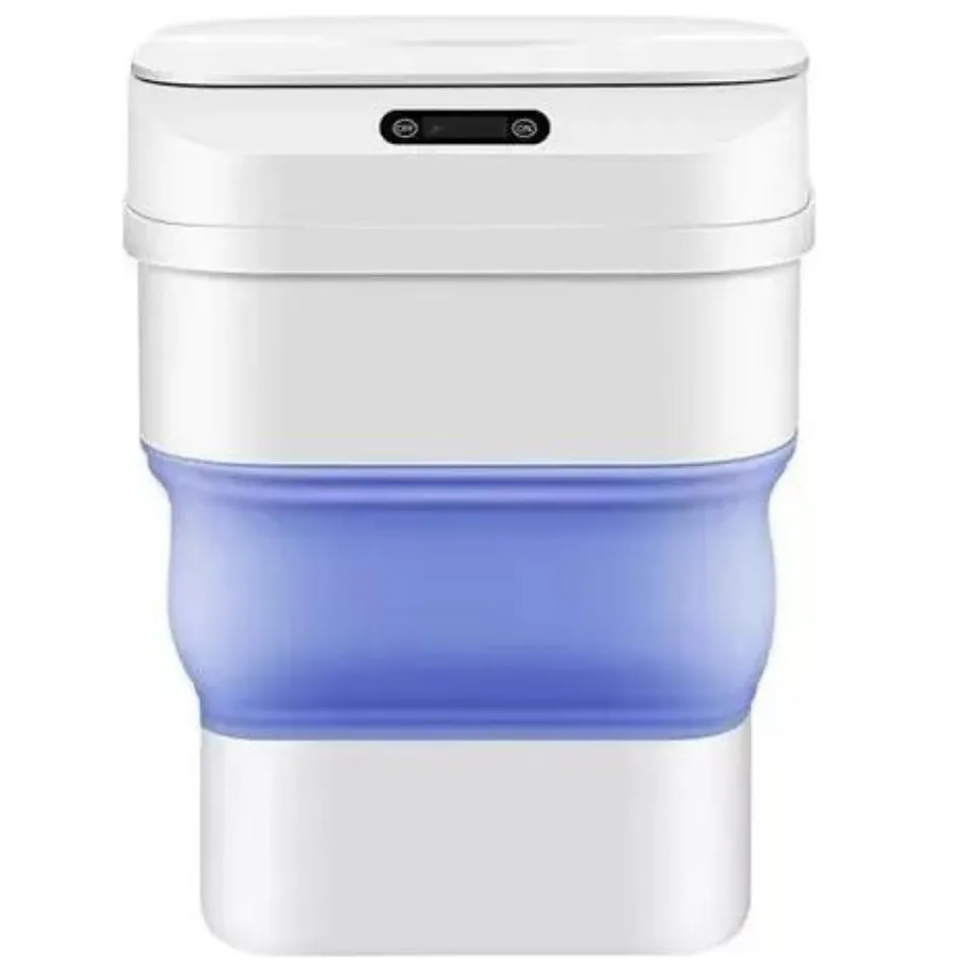Miniatura: Cubo de basura inteligente, con inducción automática y tapa, plegable. PRO