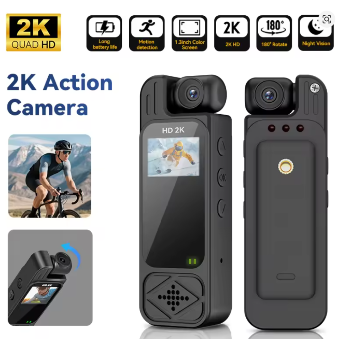 Cámara portátil Null 2K WiFi Mini cámara deportiva grabadora de vídeo Digital