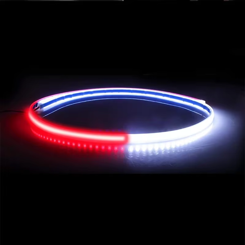 Miniatura: decoración de puerta de coche tiras de luz de bienvenida luz de advertencia