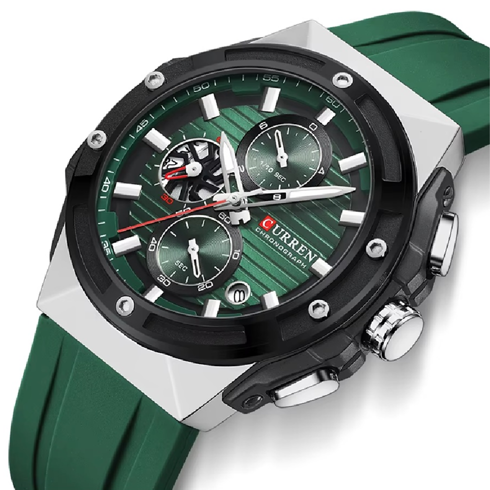 Miniatura: Reloj Curren 8462 Silicona Crono Nu 2026