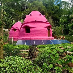 El domo rosado, la casa de Alexa y Naldo