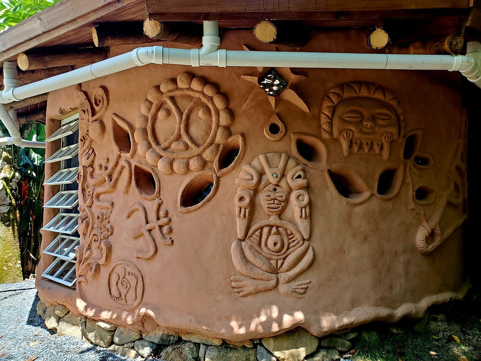 Detalle de relieve en tierra