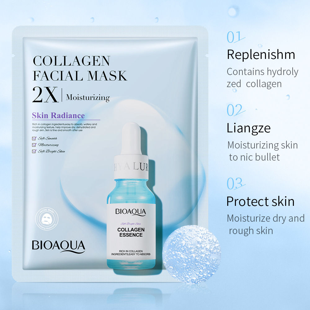 BIOAQUA Centella Collagen Sheet Mask Set (20 Pack)