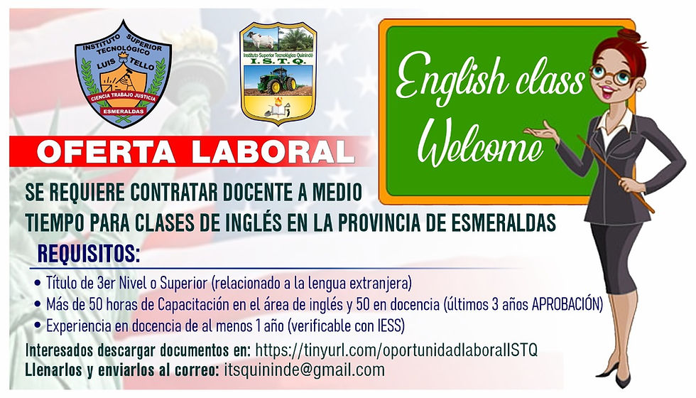 Oferta Laboral Medio Tiempo