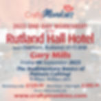 Friday 08 September 2023: Gary Mills One-Day Workshop