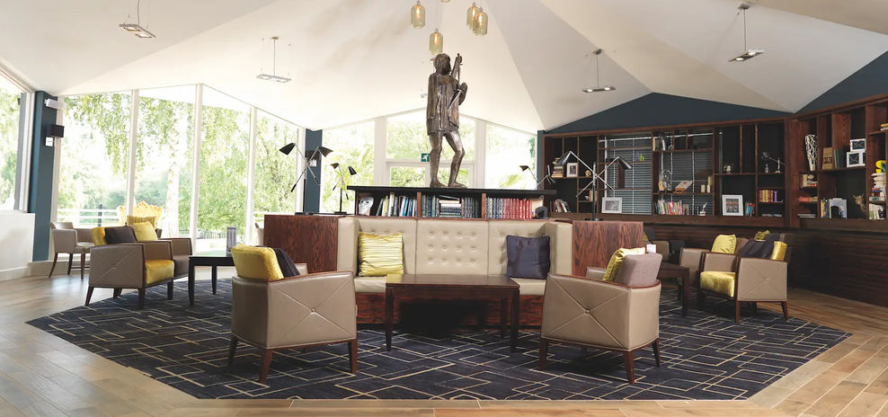 Photo promoting the 2027 CraftyMonkies UK Weekend Craft Retreat at Crowne Plaza Hotel by IHG in Stratford-upon-Avon between Fri 00/9/27 to Sun 00/9/27. We sincerely hope you can join us!...