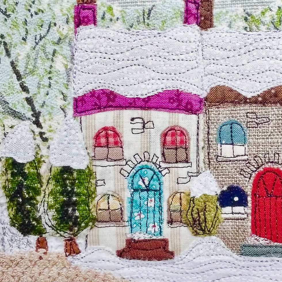 Thumbnail: Video of Workshop: Cathy Emmott - Snowy Street Scene (FMME)!