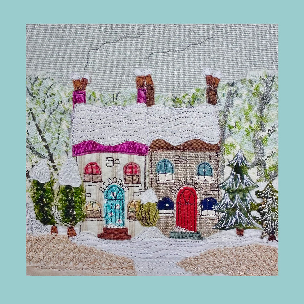 Thumbnail: Video of Workshop: Cathy Emmott - Snowy Street Scene (FMME)!
