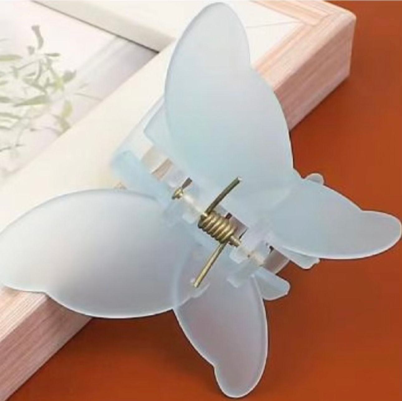 Blue Butterfly Hair Clip