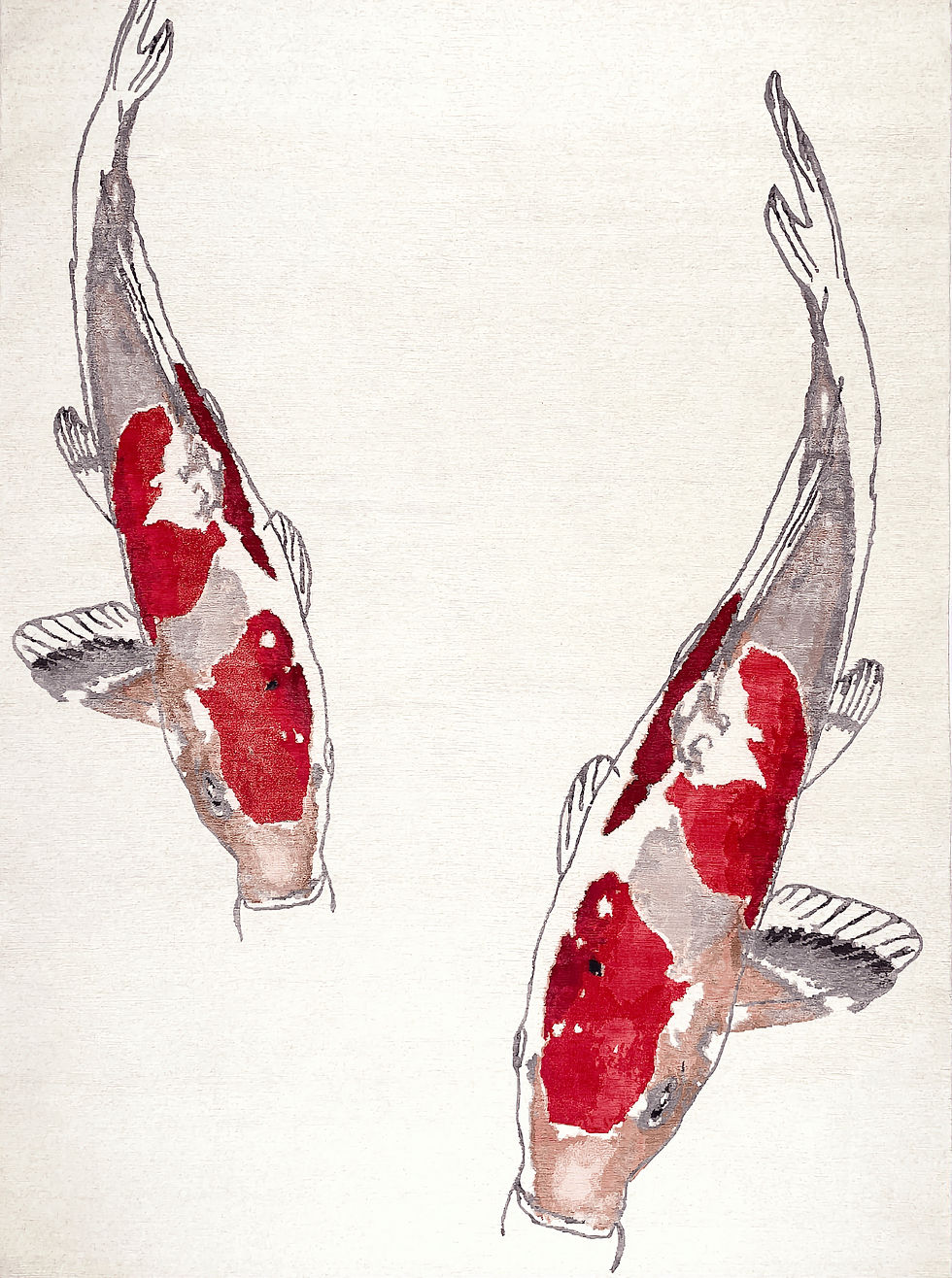 Koi No. 02 Original on White