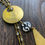 Thumbnail: BLACK/WHITE CHARM NECKLACE (double row)