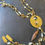 Thumbnail: BROWN/WHITE CHARM NECKLACE