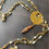 Thumbnail: BROWN/WHITE CHARM NECKLACE