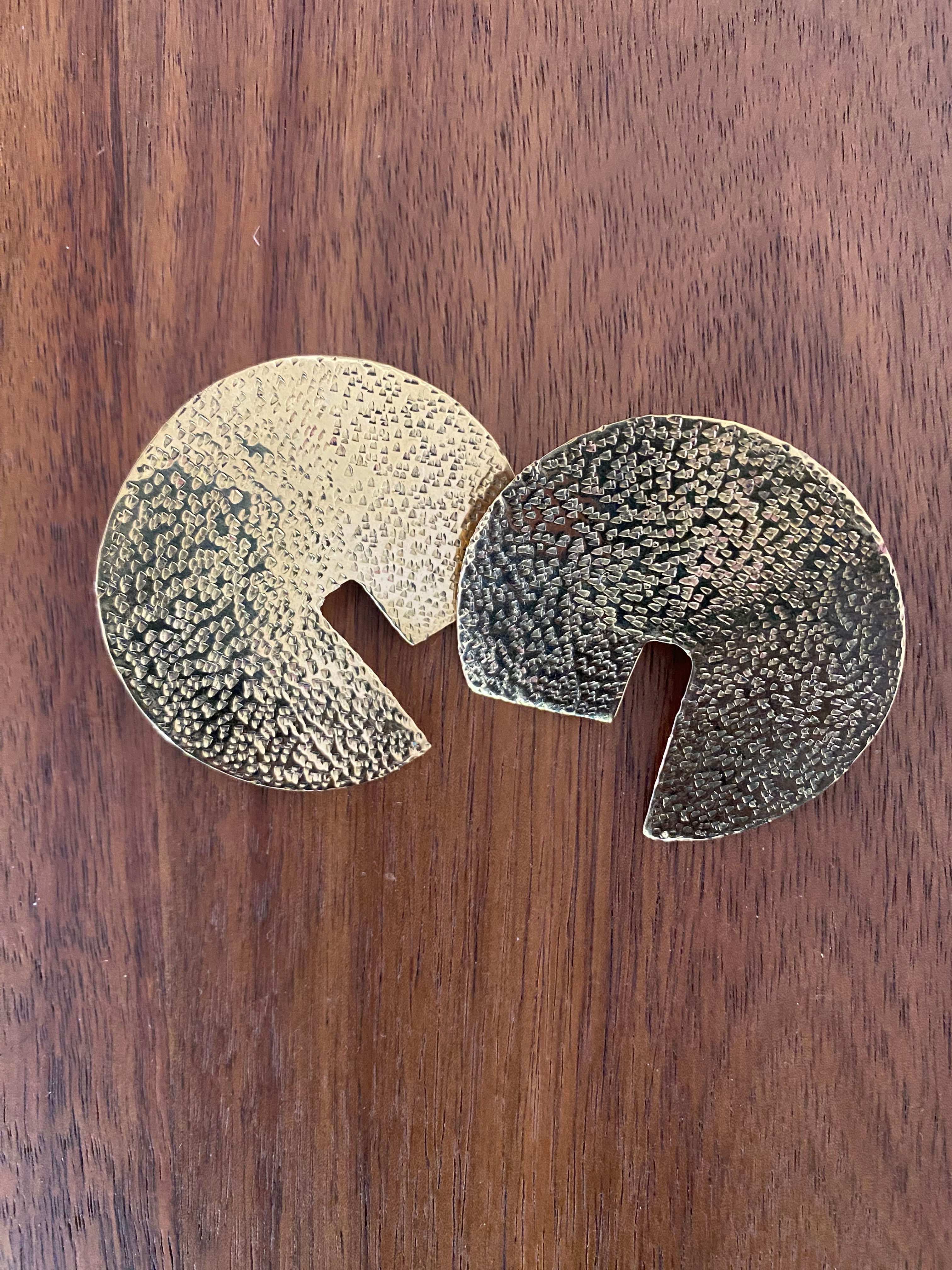 SALLY HAMMERED EARRINGS