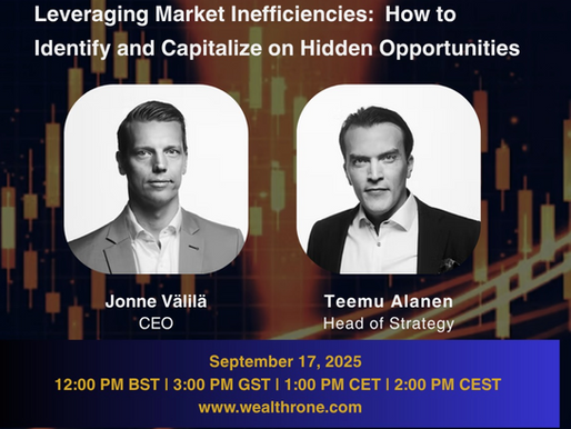 Upcoming Webinar: Leveraging Market Inefficiencies