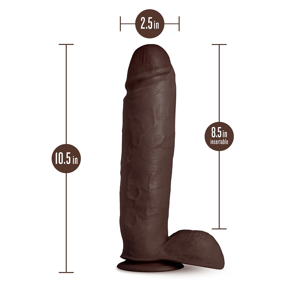 Miniature : Gode réaliste Blush Au Naturel TPE Ø 5,8 cm (21,5 cm)