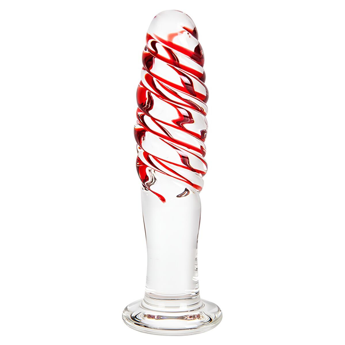 Plug Anal S Pleasures Rouge Transparent (14 cm) (14,6 cm)