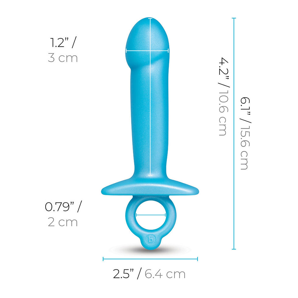 Miniature : Plug Anal B-Vibe Bleu (10,5 cm)