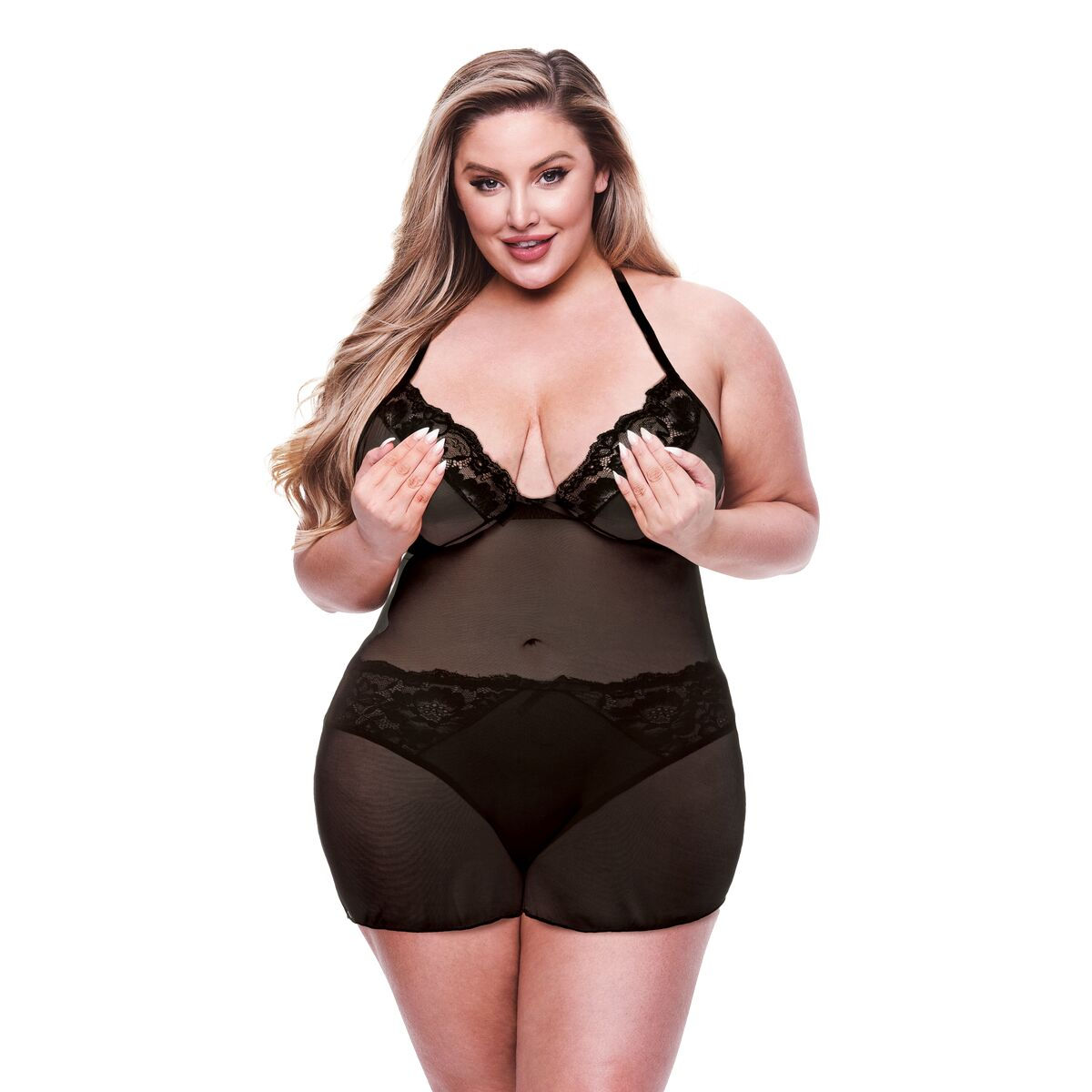 Ensemble de Lingerie Baci Lingerie Noir (Queen size)