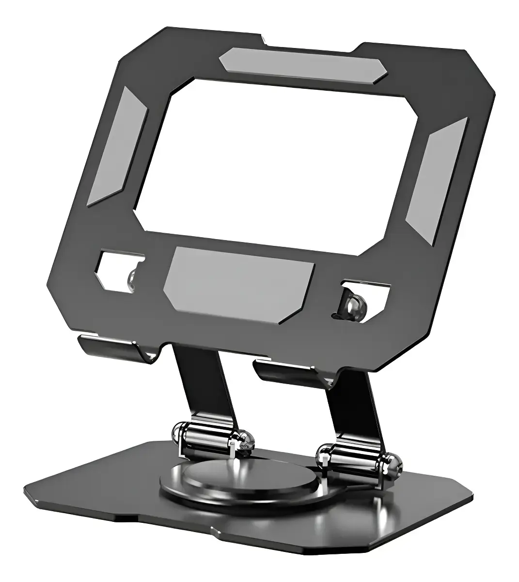 Soporte De Escritorio Para Tablet Metálico Giratorio 13 In