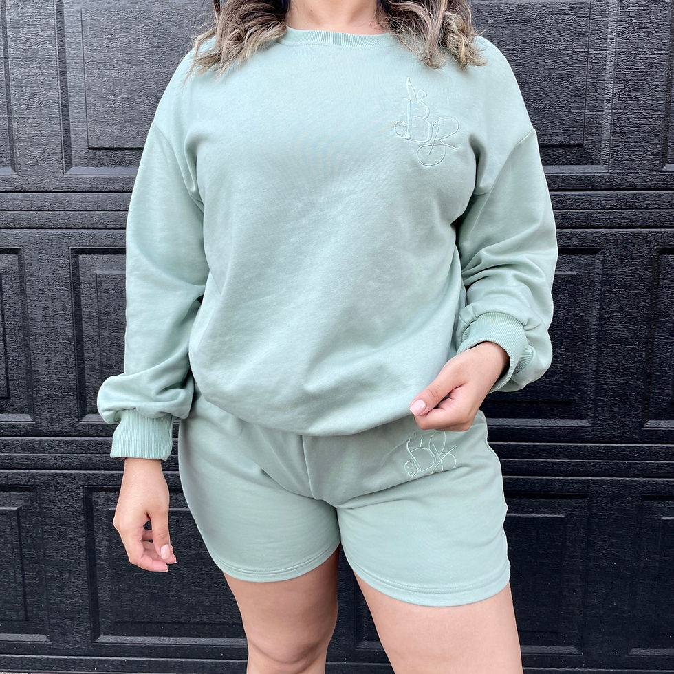 Thumbnail: Sage Retro Crewneck