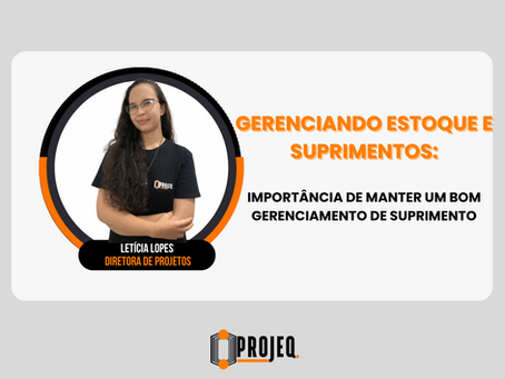 Gerenciando Estoque e Suprimentos: Importância de manter um bom Gerenciamento de Suprimento