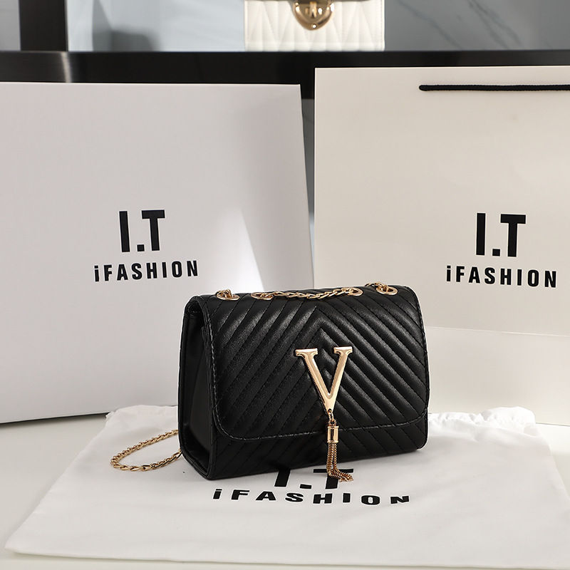 Thumbnail: Embroidery Women Crossbody Bag 2023 Thread Luxury Handbag Shoulder Bags Brand Se