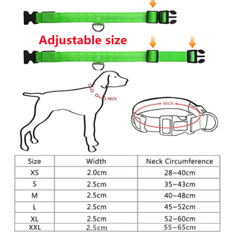 Thumbnail: NightGlow™ LED Dog Collar