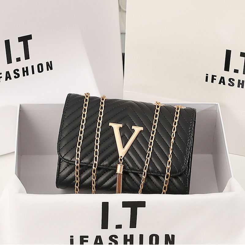 Thumbnail: Embroidery Women Crossbody Bag 2023 Thread Luxury Handbag Shoulder Bags Brand Se