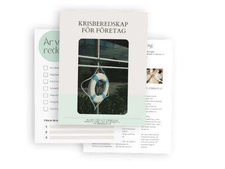 Vad ska en krisplan innehålla