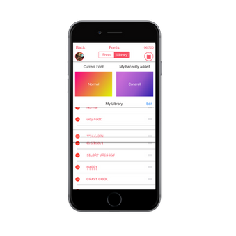 cool ios font keyboard app