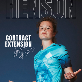 Corinne Henson signs a new contract with the Pride.