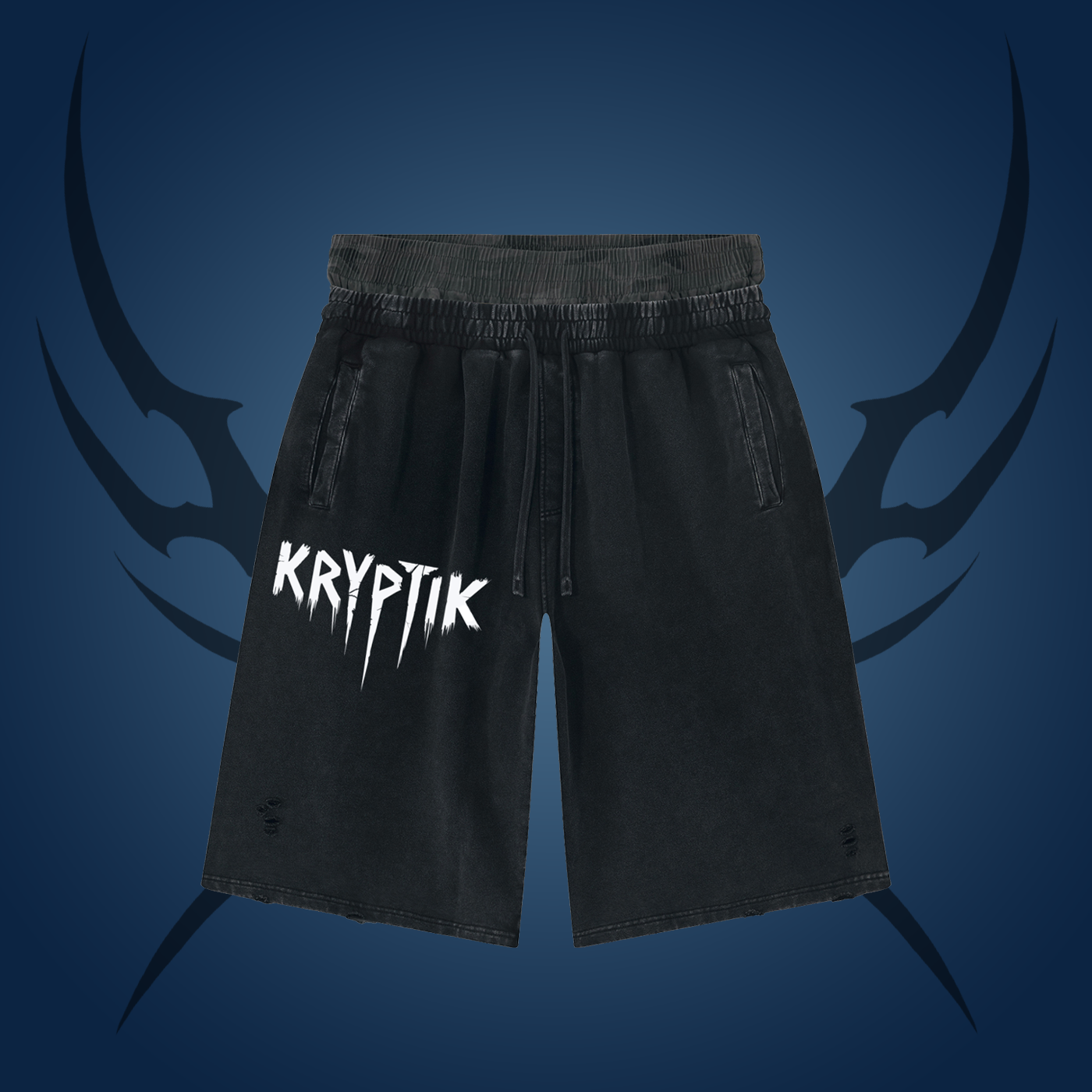 Kryptik Original Frayed Shorts