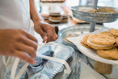 Baking, working in a cafe