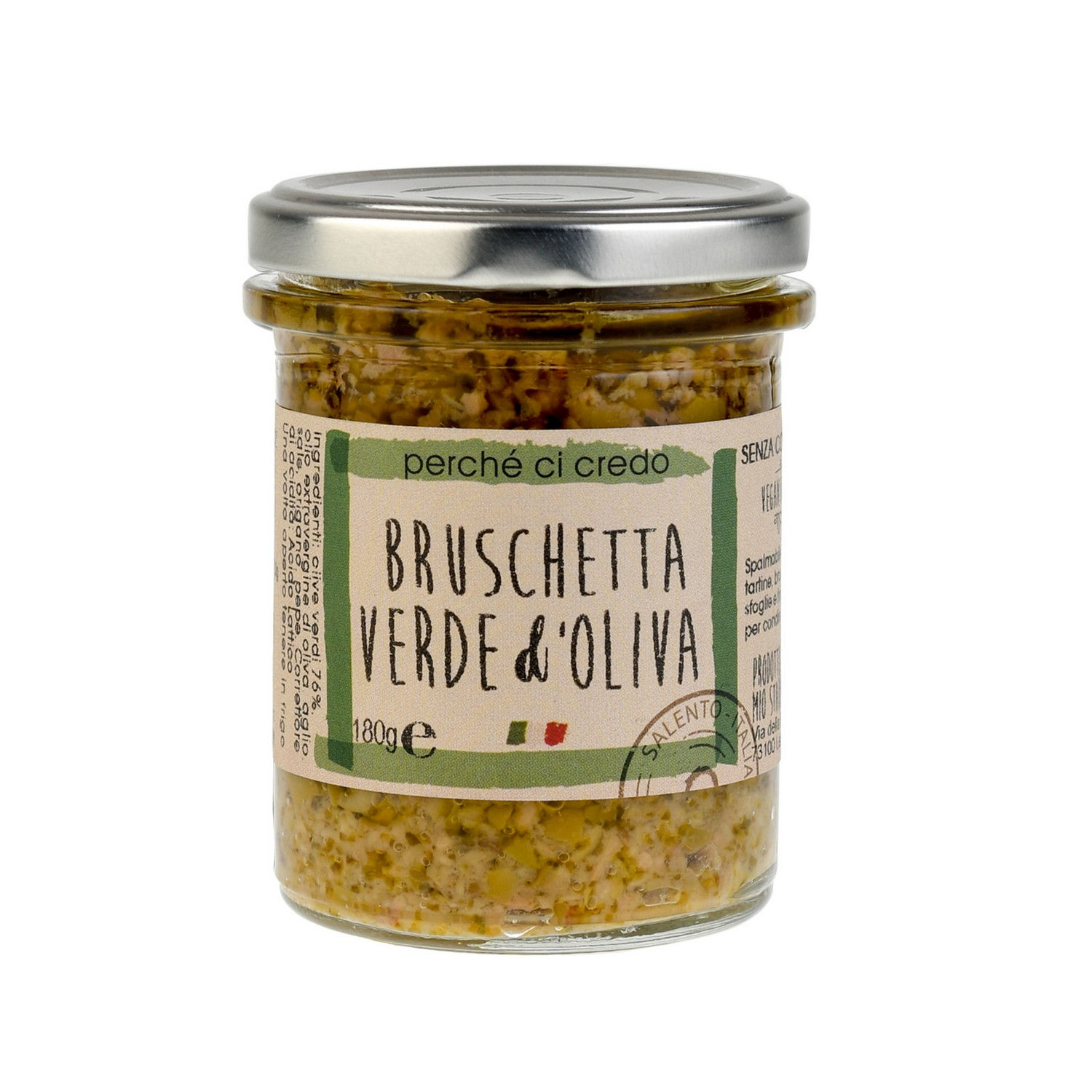 Perche' ci credo - namaz iz zelenih oliv 180 g