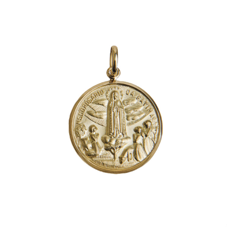 Medalha Escapulário N.S. FÁTIMA | Centenário Ouro 19K