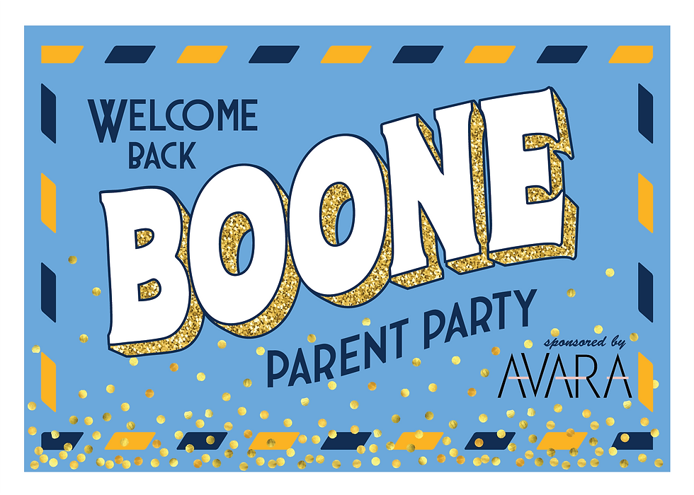 Back to Boone Parent Bash