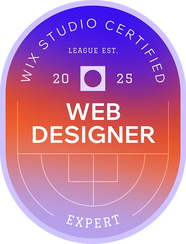 Wix Web Designer Certification Badge