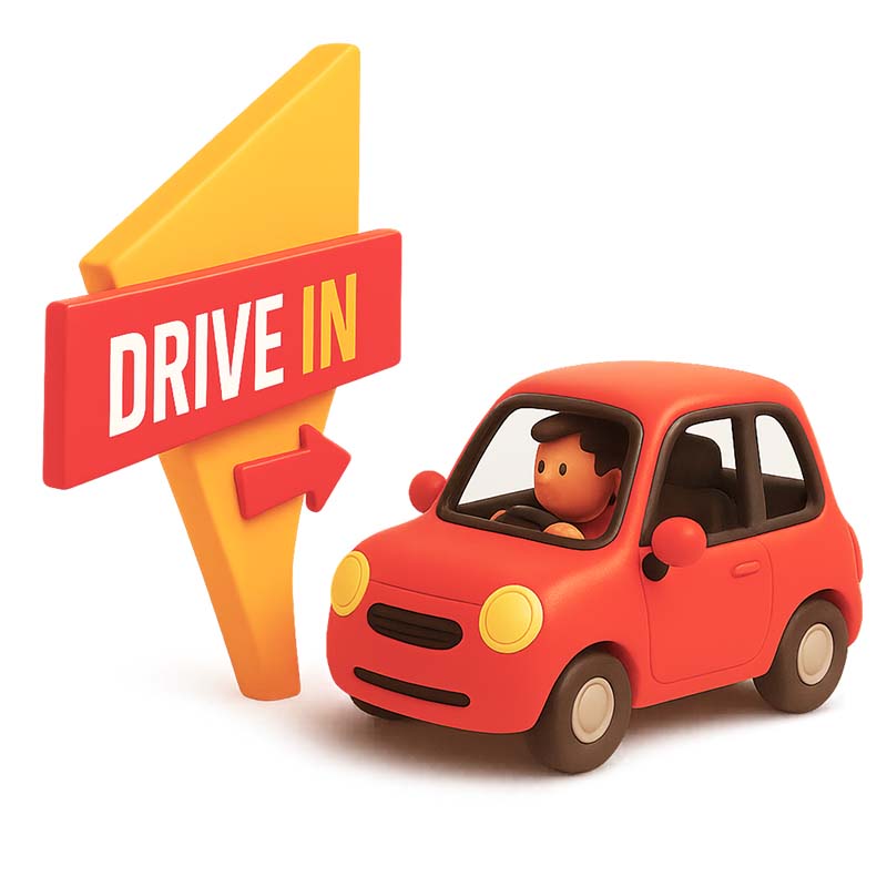 Atendemos você no seu carro! É mais rápido, mais barato e muito mais gostoso. É um serviço exclusivo
FunBurgers�®.