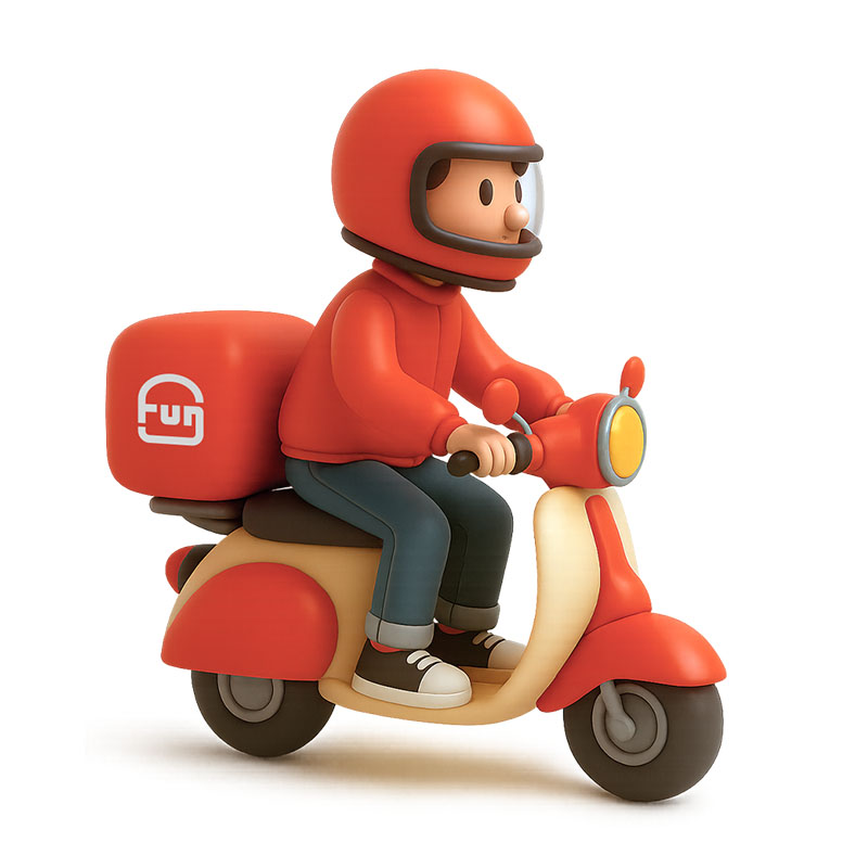 Para assegurar a qualidade da entrega e a sua segurança, trabalhamos com uma equipe própria, treinada e alinhada à nossa missão.